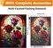 Diamond Art Painting Kits for Adults Diamond Art Kits for Adults Beginners,5D Translucent Gems Diamond Painting,DIY Full Drill Diamond Gem Art and Crafts 12x16inch (Glass Flower)
